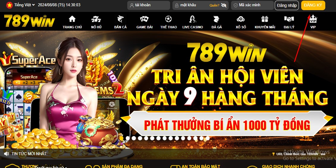 Các bước để đăng ký tài khoản thành công tại 789win