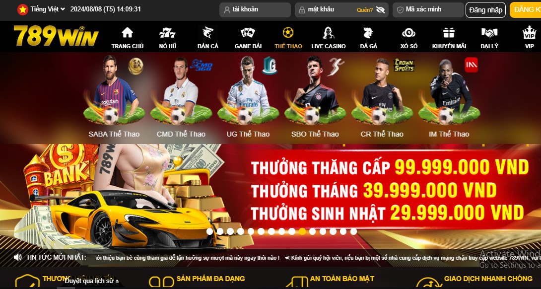 Giới thiệu chi tiết về Thể Thao 789win